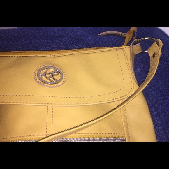 kk crossbody purse-mustard color - Picture 3 of 4